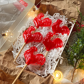 Елочные игрушки "Петушок на палочке"